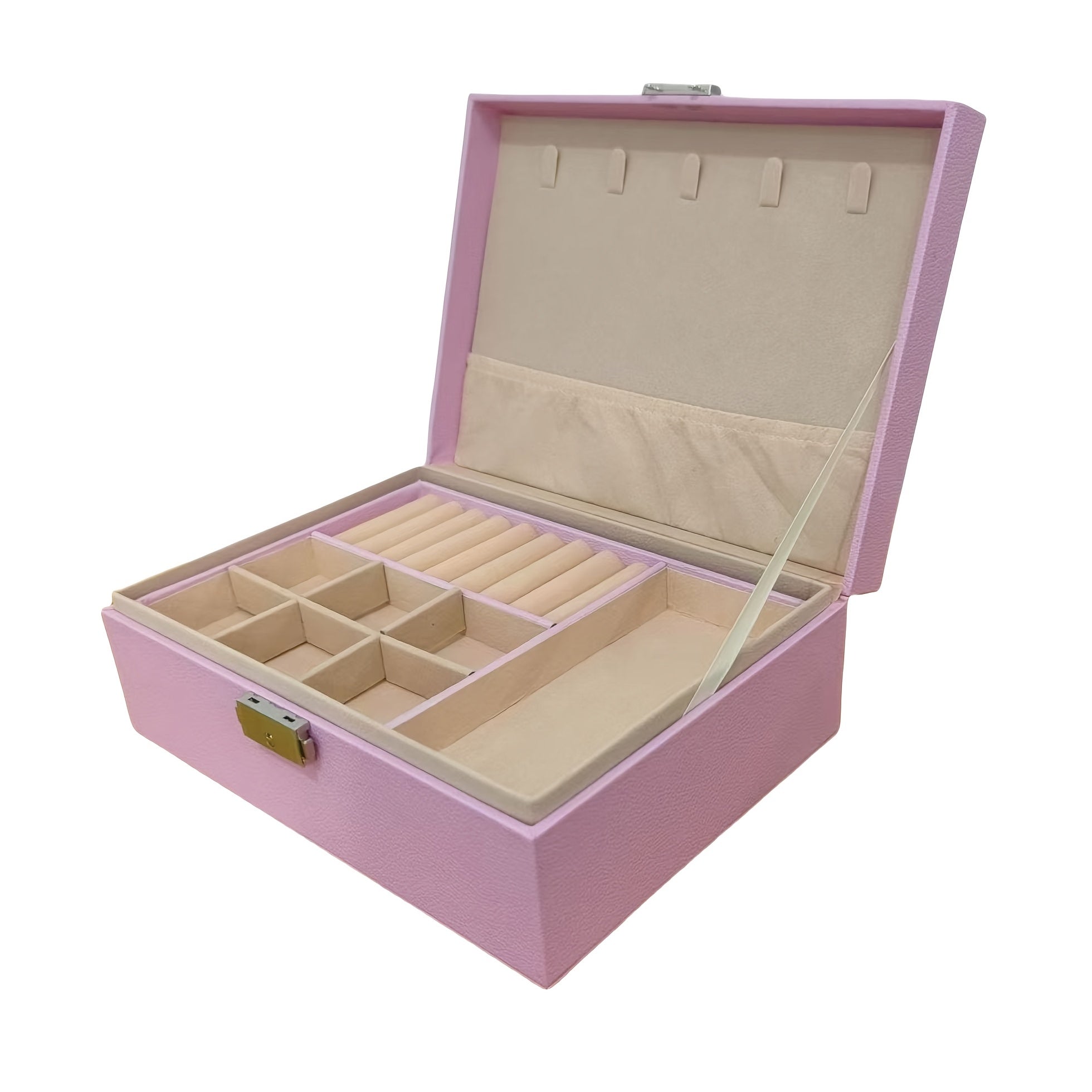 Luxury European Jewelry Box - Large Capacity Organizer with Soft Interior Lining, Elegant White Exterior - Wedding, Anniversary, Birthday Gift for Women - Jewelry Storage Case for Home or Travel - No Assembly Required, Sophisticated Design, Highquality