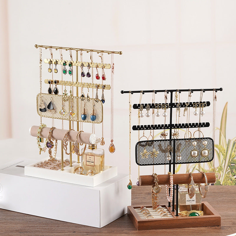 1pc of Metal Jewelry Rack, Earring and Ring Storage Box, Bracelet Hanger, Exquisite Jewelry Rack, Necklace and Jewelry Display Rack, Household Dressing Headband, Earring and Hair Accessory Storage Rack, Jewelry Towers