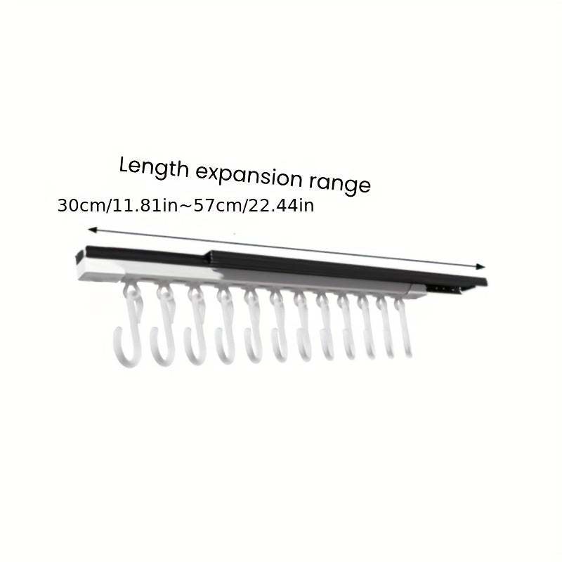 Portable Jewelry Storage Rack, Portable Pants Hanger, Portable Necklace, Bracelet, Earring Holder, Space-Saving Storage Solution, Made of Plastic