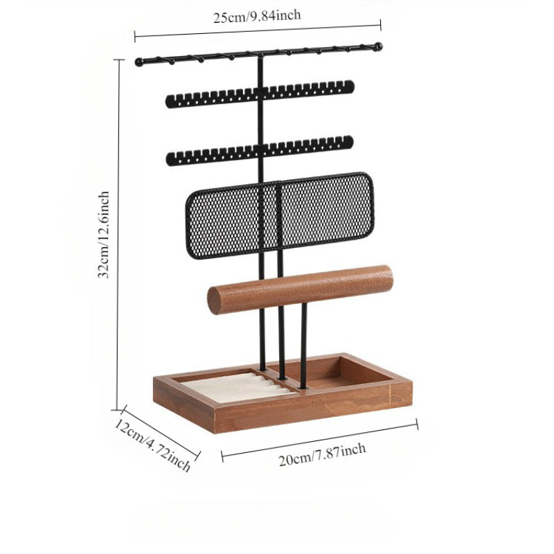 1pc of Metal Jewelry Rack, Earring and Ring Storage Box, Bracelet Hanger, Exquisite Jewelry Rack, Necklace and Jewelry Display Rack, Household Dressing Headband, Earring and Hair Accessory Storage Rack, Jewelry Towers